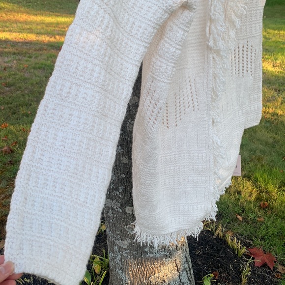 New cozy Sincerely Jules Chenille Long Open Cardigan - Picture 5 of 6